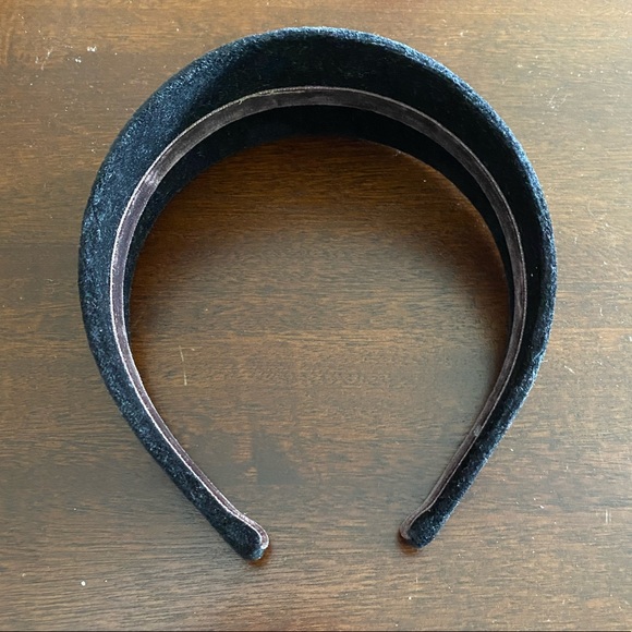 J. Crew black velvet headband